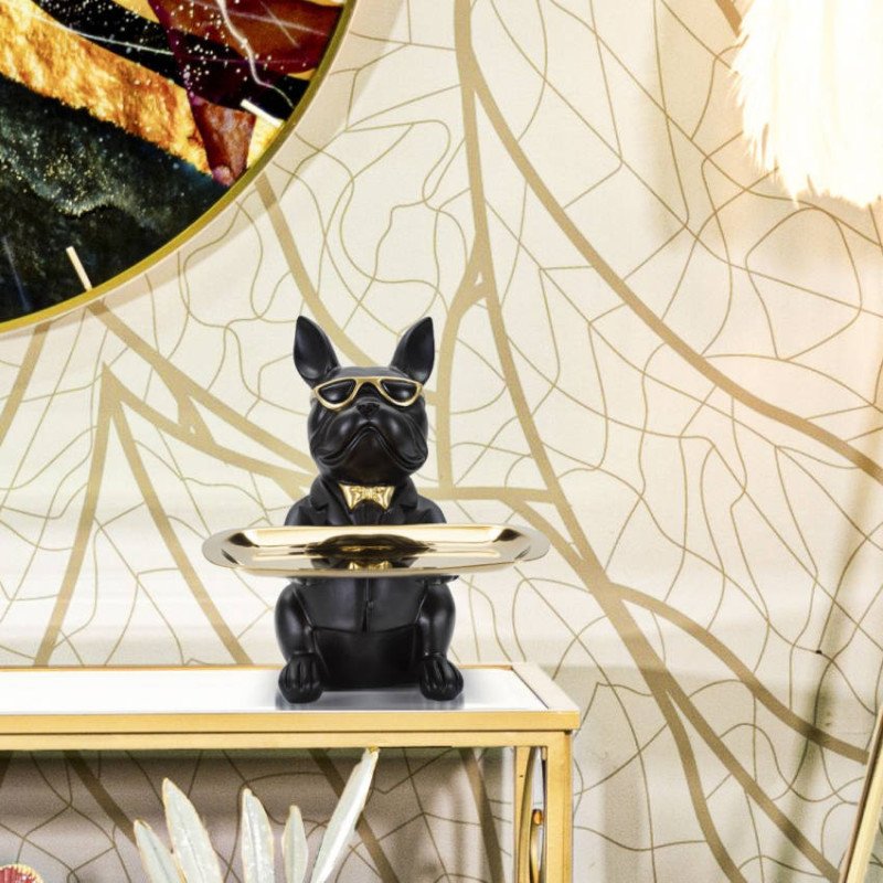 AZOLID Segni in metallo retrò cane Bulldog inglese e sapone da bagno segno in latta arte