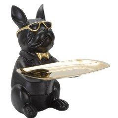 Svuotatasche Bulldog Francese Statuetta Ingresso Design