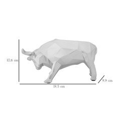 Statuetta Toro Wall Street Design Animali Soprammobili Moderni Soggiorno