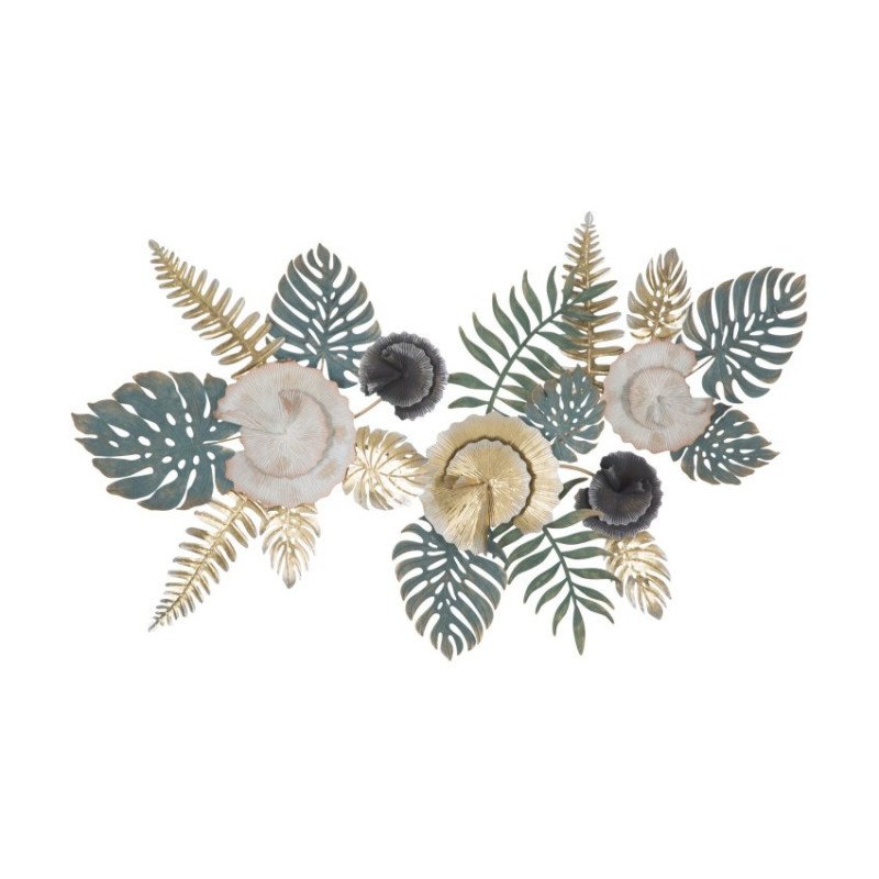 Foglie in Metallo da Parete Pannello Decorativo Muro 3D Foglie in Metallo da Parete Pannello Decorativo Muro 3D