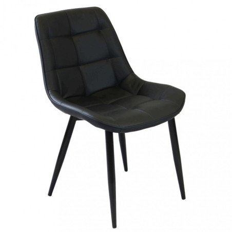 Poltroncina Similpelle Design Moderno Imbottita da Cucina