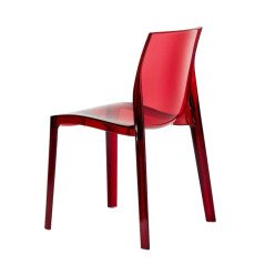 Sedia Policarbonato Trasparente Grand Soleil Femme Fatale Design