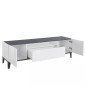 Mobile TV 160 cm Basso Moderno Legno 2 Ante Sobre Salotto