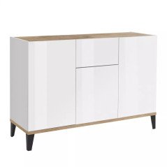 Madia Moderna Legno 3 Ante Credenza 120 x 40 cm Sobre