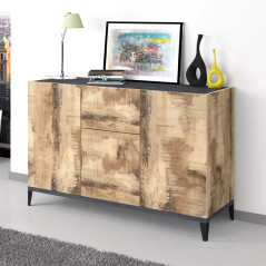 Madia Moderna Legno 3 Ante Credenza 120 x 40 cm Sobre
