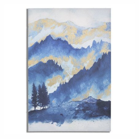 Quadro Paesaggio Montagna Dipinto Moderno Natura 80x120 cm