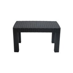 Set Giardino 2 Posti in Polyrattan per Esterno in Resina