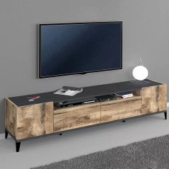 Mobile Tv con Cassetti e 2 Ante Salotto Sobre Lunghezza 200 cm
