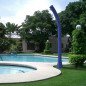 Colonna Doccia per Esterno Solare con Lavapiedi 28 lt Happy Five