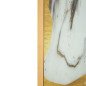 Quadro Astratto Moderno con Cornice Oro e Nero 80x120