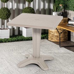 Tavolo Bar Esterno Polipropilene Giardino 70x70 Zavor Grand Soleil
