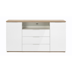 Madia Bianca Moderna 180 cm Credenza Contemporanea Skuady