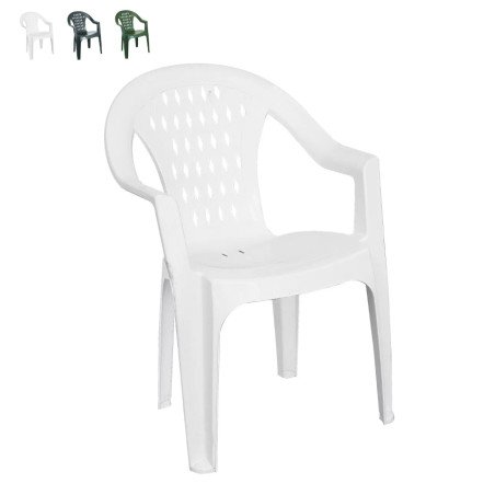 Sedia Esterno Economica Plastica Impilabile Bar Tressi Grand Soleil