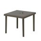 Tavolo Boheme 90x90 da Esterno in Plastica Quadrato 4 Posti