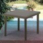 Tavolo Boheme 90x90 da Esterno in Plastica Quadrato 4 Posti