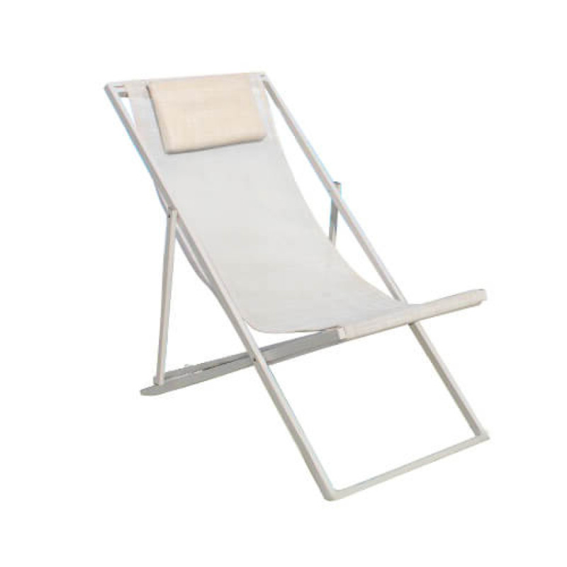 Sdraio Alluminio Pieghevole Spiaggia Sedia Reclinabile Mare
