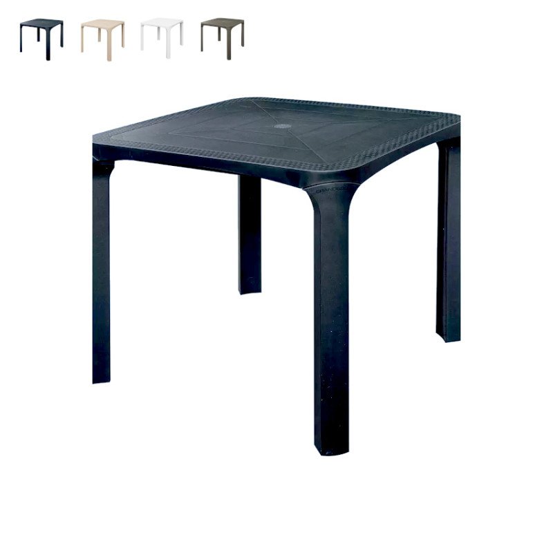 Tavolo in Plastica 80x80 da Esterno Bar Ole Grand Soleil