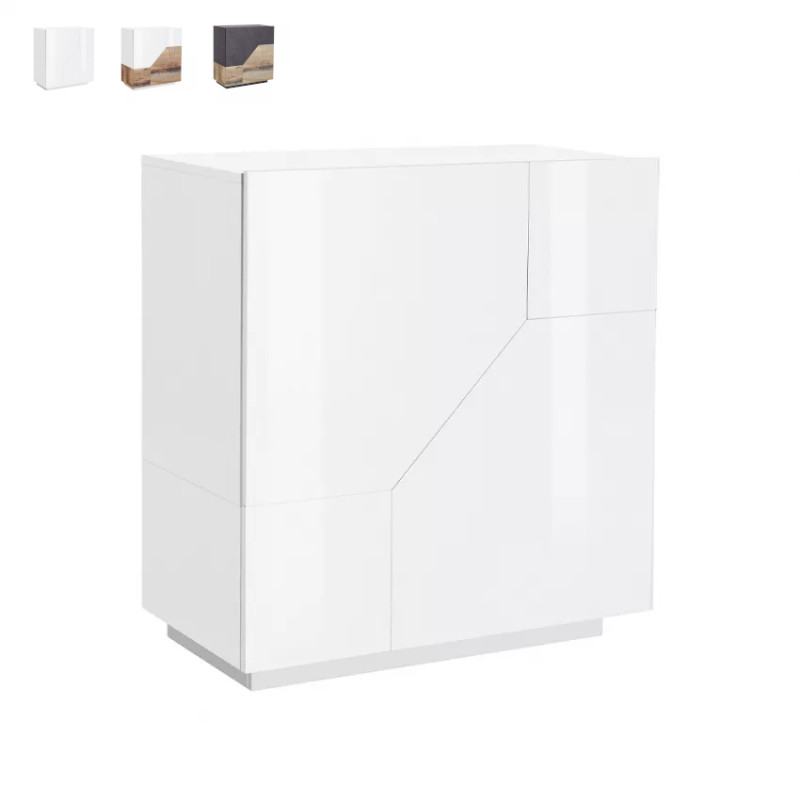 Credenza 80 cm Due Ante Madia Piccola Moderna Indas