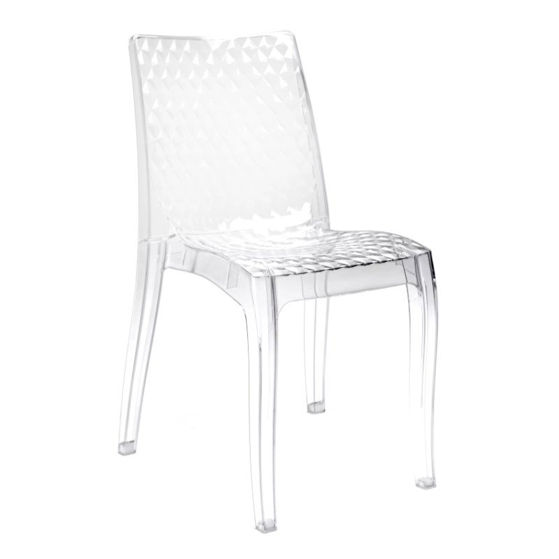 Sedia Hypnotic Trasparente Grand Soleil in Policarbonato Design