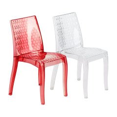 Sedia Hypnotic Trasparente Grand Soleil in Policarbonato Design