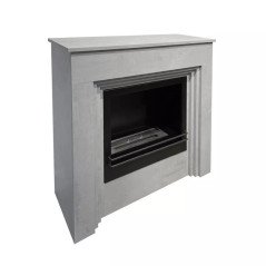 Camino Bioetanolo da Pavimento con Cornice 96x35x96 cm Salotto