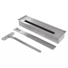Camino Bioetanolo da Pavimento con Cornice 96x35x96 cm Salotto
