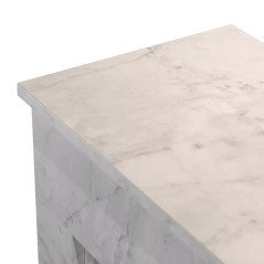 Camino Bioetanolo da Pavimento con Cornice 96x35x96 cm Salotto