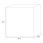 Camino Bioetanolo da Pavimento con Cornice 96x35x96 cm Salotto