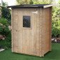 Casetta in Legno per Attrezzi 146x98 cm Capanno per Giardino