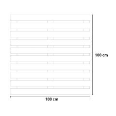 Piastrelle da Esterno in Legno ad Incastro 100x100 per Giardino Terrazzo