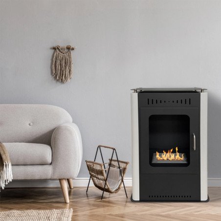 Bio Stufa Senza Canna Fumaria a Bioetanolo da Pavimento Divina Fire
