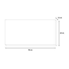 Camino Bioetanolo da Parete con Vetro 90 cm Nero Biocamino da Incasso