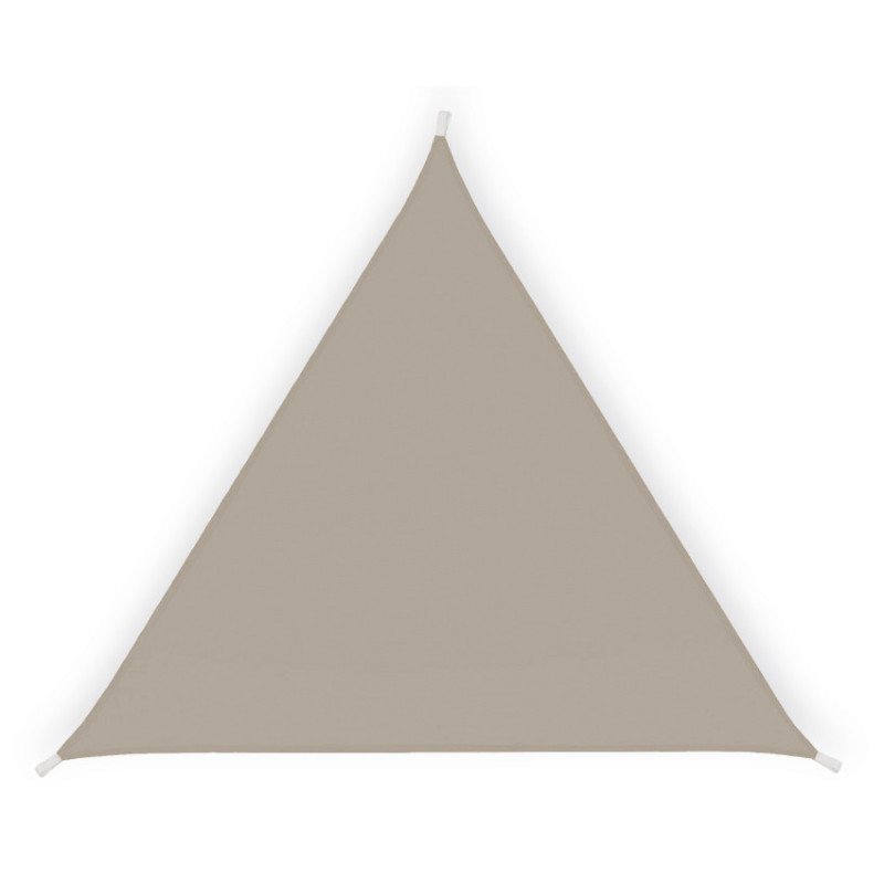 Vela Ombreggiante Triangolare da Giardino 3.6m Tortora