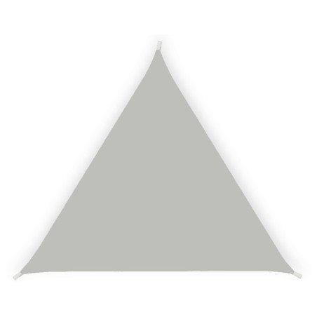 Vela Parasole Ombreggiante Triangolare 5m Grigio Chiaro