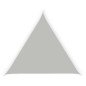 Vela Parasole Ombreggiante Triangolare 5m Grigio Chiaro