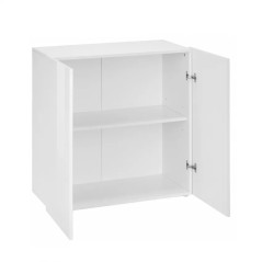 Mobile Due Ante Bianco Lucido Madia Moderna Design Widev