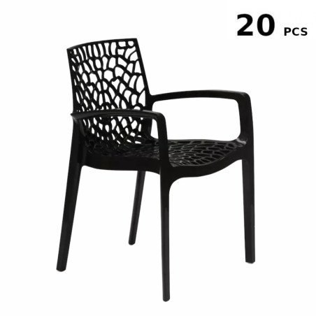 20 Sedie Grand Soleil Gruvyer Arm Polipropilene con Braccioli