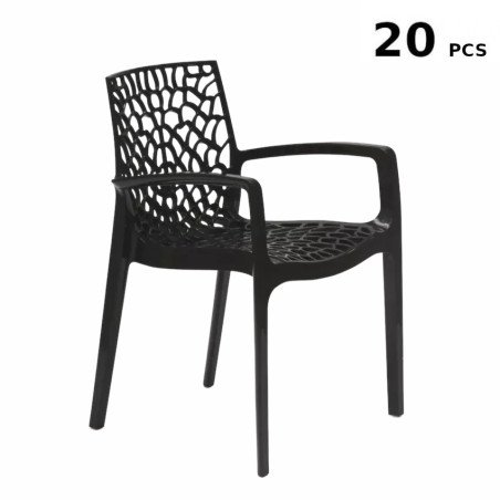 20 Sedie Grand Soleil Gruvyer Arm Polipropilene con Braccioli