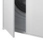Mobile Copri Lavatrice da Esterno in Plastica Pvc 70x60x94 cm Negrari