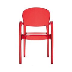 20 Sedie Joker Trasparenti Policarbonato con Braccioli per Catering