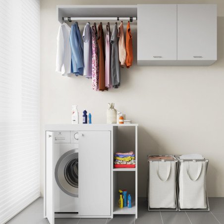 Negrari Mobile Lavatrice con Ripiani Copri Asciugatrice in Resina