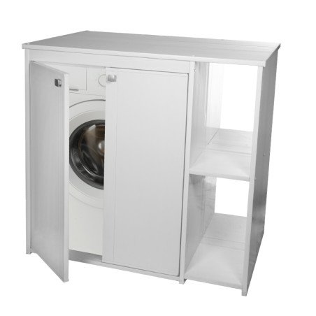 Negrari Mobile Lavatrice con Ripiani Copri Asciugatrice in Resina