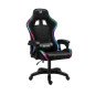 Sedia Gaming con Led Nera Majora Illuminata Ergonomica