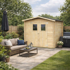 Capanno da Giardino in Legno Attrezzi Prefabbricato 250x200 cm
