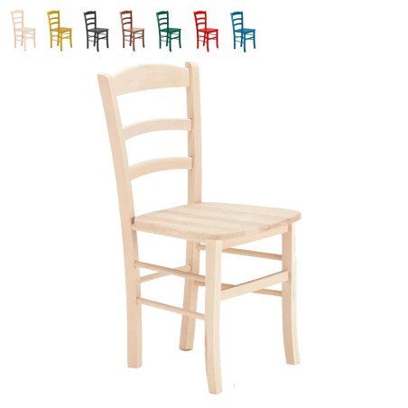 Sedie Colorate in Legno Vintage Rustiche da Cucina e Osteria