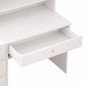 Postazione Trucco con Cassetti Specchio e Luci Toeletta 80 cm
