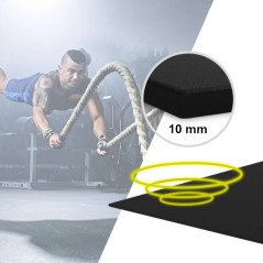 Rotolo Pavimento Gomma Palestra Tappeto Antitrauma 125 cm VKing