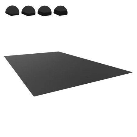 Rotolo Pavimento Gomma Palestra Tappeto Antitrauma 125 cm VKing