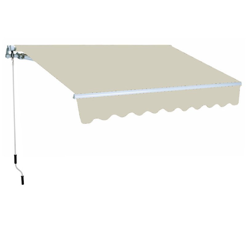 Tenda da Sole a Barra Quadra Avvolgibile 200x250 cm Tenda da Sole a Barra Quadra Avvolgibile 200x250 cm