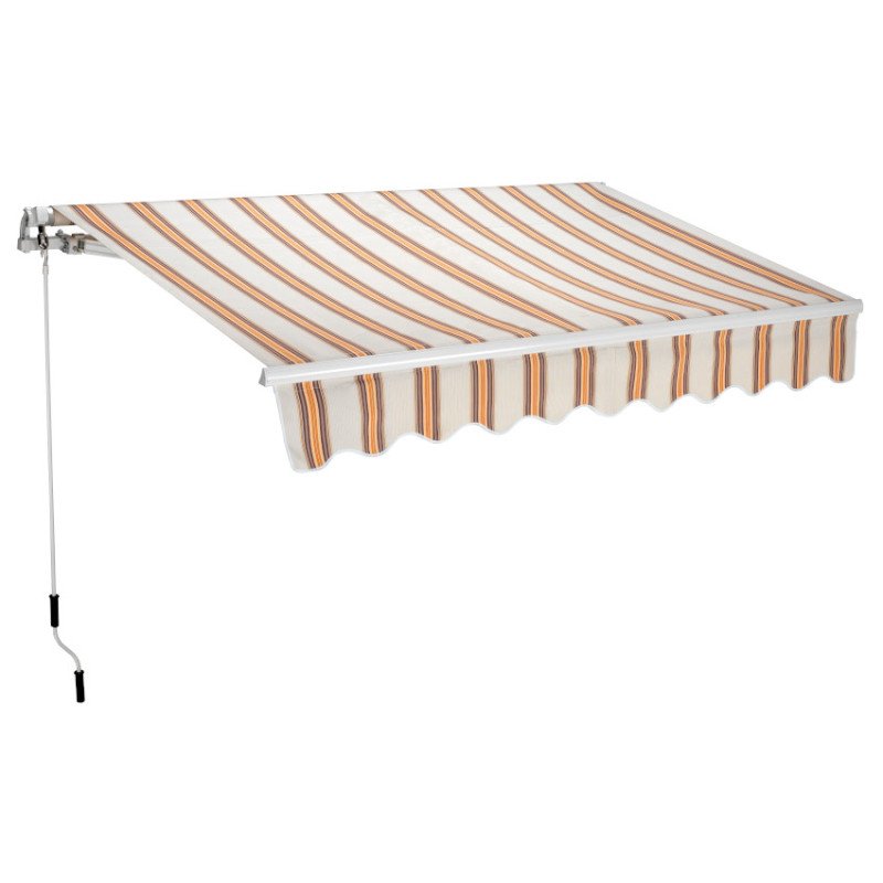 Tenda Barra Quadra Avvolgibile con Bracci 200x250 cm Tenda Barra Quadra Avvolgibile con Bracci 200x250 cm